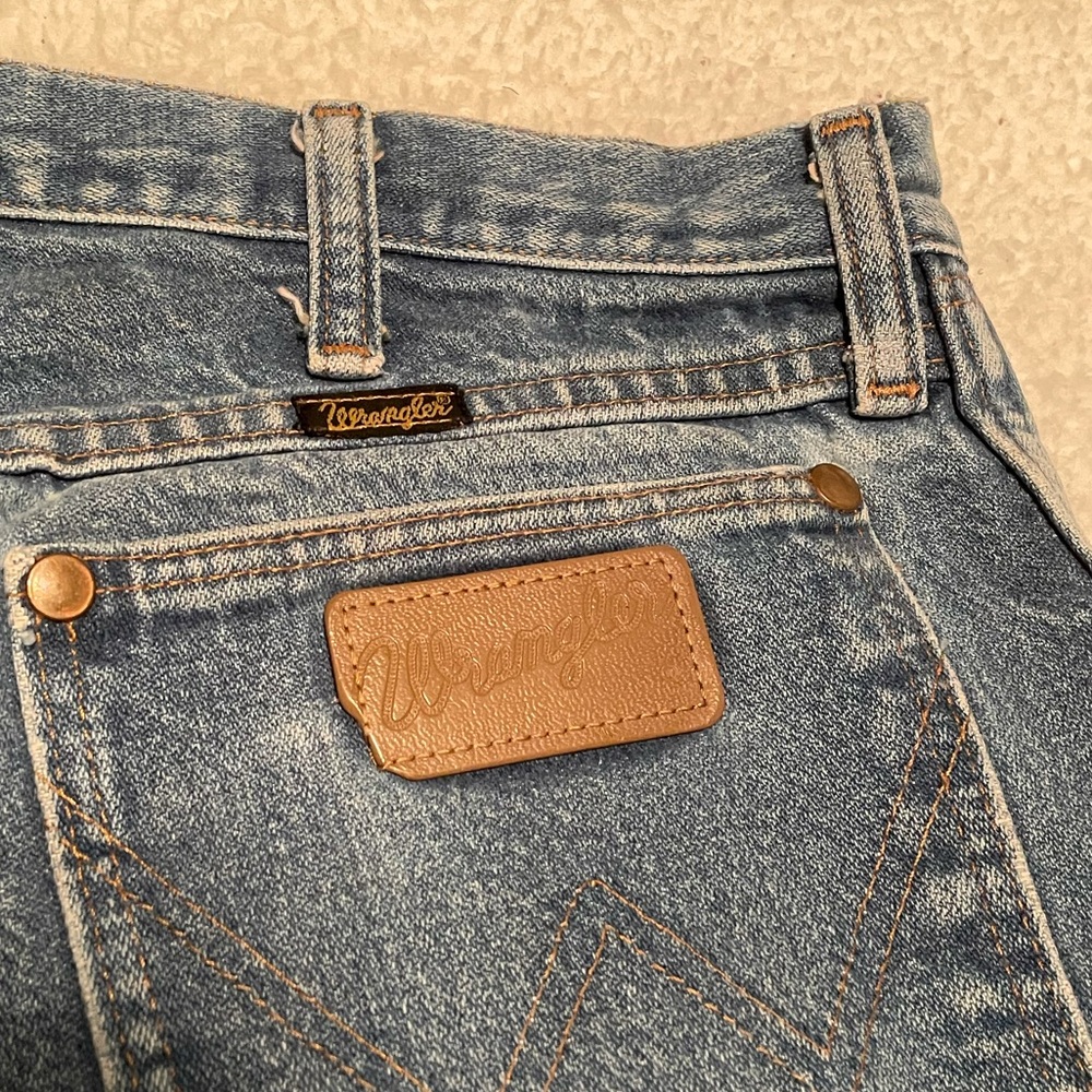 Vintage Wrangler High-waisted Denim Shorts
